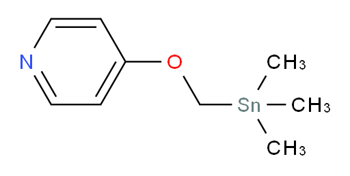 4-((trimethylstannyl)methoxy)pyridine