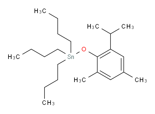 tributyl(2-isopropyl-4,6-dimethylphenoxy)stannane