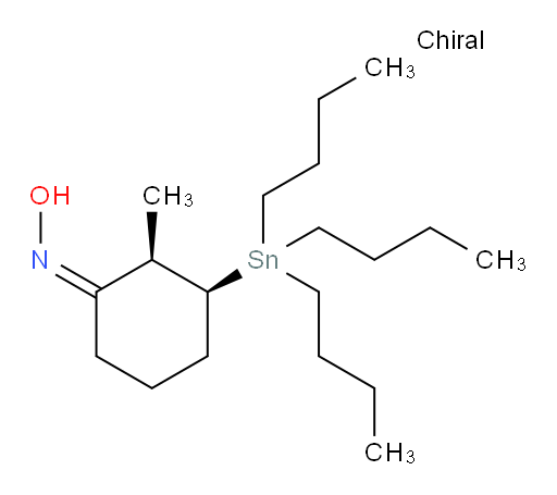 (2R,3S,Z)-2-methyl-3-(tributylstannyl)cyclohexanone oxime