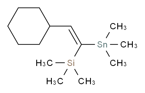 (E)-(2-cyclohexyl-1-(trimethylstannyl)vinyl)trimethylsilane