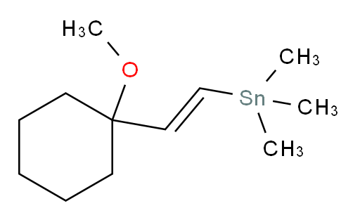 (E)-(2-(1-methoxycyclohexyl)vinyl)trimethylstannane