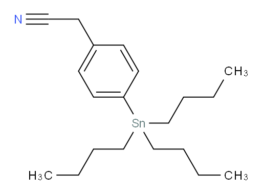 2-(4-(tributylstannyl)phenyl)acetonitrile