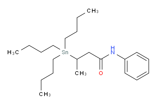 N-phenyl-3-(tributylstannyl)butanamide
