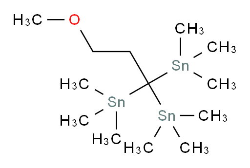 (3-methoxypropane-1,1,1-triyl)tris(trimethylstannane)