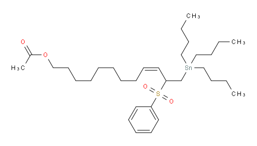 (Z)-11-(phenylsulfonyl)-12-(tributylstannyl)dodec-9-en-1-yl acetate