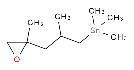 trimethyl(2-methyl-3-(2-methyloxiran-2-yl)propyl)stannane
