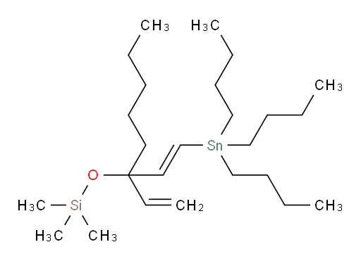 (E)-trimethyl((1-(tributylstannyl)-3-vinyloct-1-en-3-yl)oxy)silane
