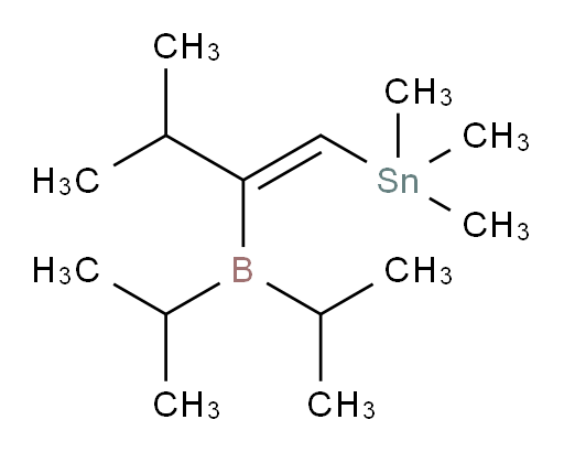 (E)-(2-(diisopropylboryl)-3-methylbut-1-en-1-yl)trimethylstannane