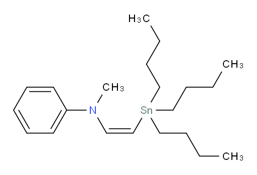 (Z)-N-methyl-N-(2-(tributylstannyl)vinyl)aniline