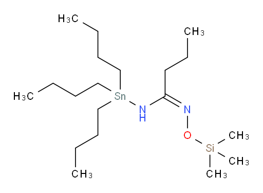 (Z)-N-(tributylstannyl)-N'-((trimethylsilyl)oxy)butyrimidamide