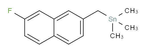 ((7-fluoronaphthalen-2-yl)methyl)trimethylstannane