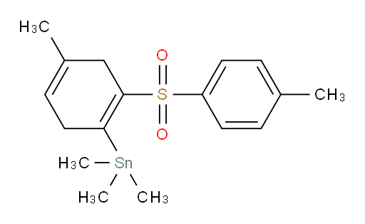 trimethyl(4-methyl-2-tosylcyclohexa-1,4-dien-1-yl)stannane