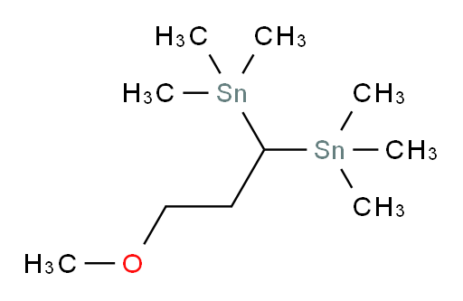 (3-methoxypropane-1,1-diyl)bis(trimethylstannane)