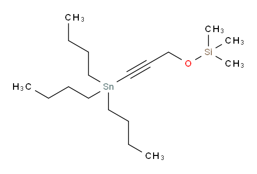 trimethyl((3-(tributylstannyl)prop-2-yn-1-yl)oxy)silane