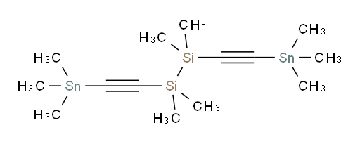 1,1,2,2-tetramethyl-1,2-bis((trimethylstannyl)ethynyl)disilane