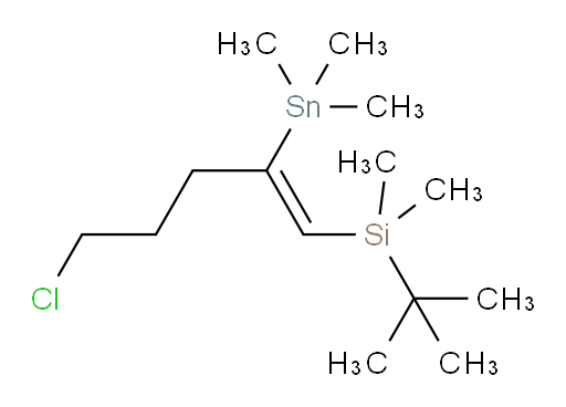 (Z)-叔丁基(5-氯-2-(三甲基锡基)戊-1-烯-1-基)二甲基硅烷