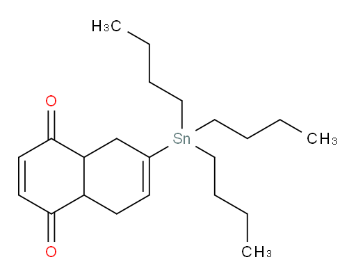 6-(tributylstannyl)-4a,5,8,8a-tetrahydronaphthalene-1,4-dione