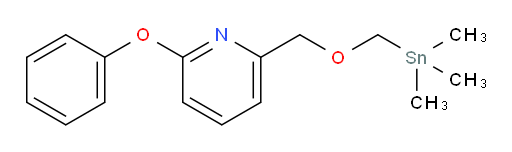 2-phenoxy-6-(((trimethylstannyl)methoxy)methyl)pyridine