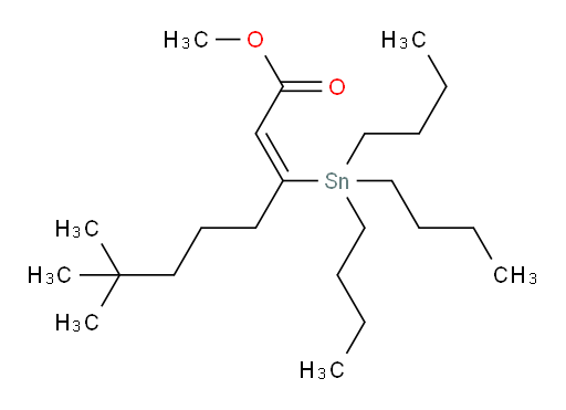 (Z)-methyl 7,7-dimethyl-3-(tributylstannyl)oct-2-enoate