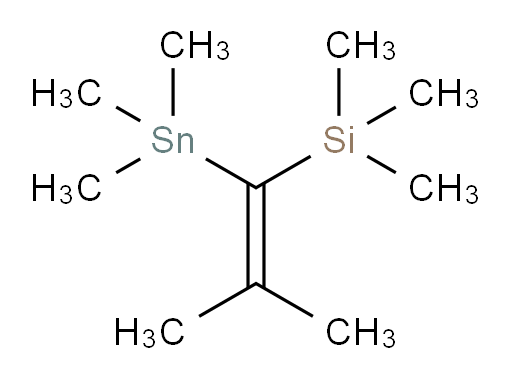 trimethyl(2-methyl-1-(trimethylstannyl)prop-1-en-1-yl)silane