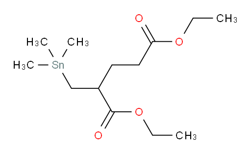 diethyl 2-((trimethylstannyl)methyl)pentanedioate