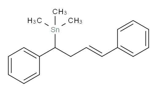 (E)-(1,4-diphenylbut-3-en-1-yl)trimethylstannane