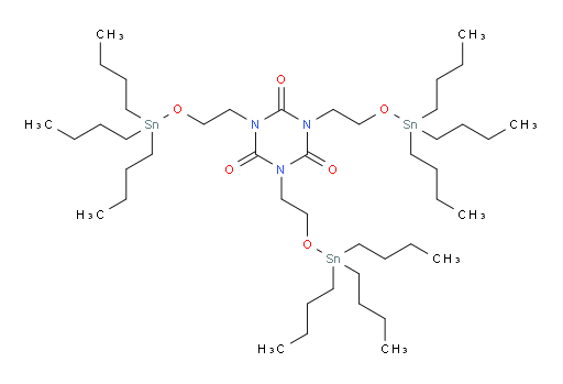 1,3,5-三(2-((三丁基锡基)氧基)乙基)-1,3,5-三嗪烷-2,4,6-三酮