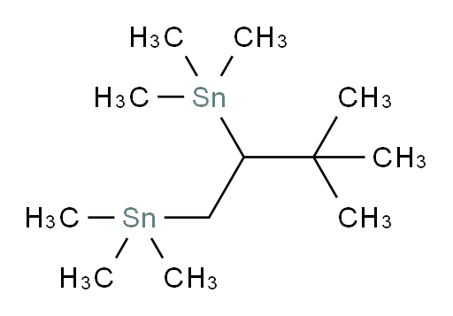 (3,3-dimethylbutane-1,2-diyl)bis(trimethylstannane)