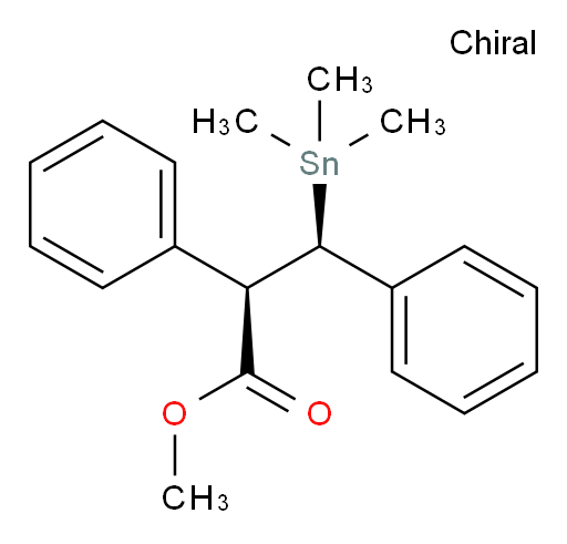(2R,3R)-methyl 2,3-diphenyl-3-(trimethylstannyl)propanoate