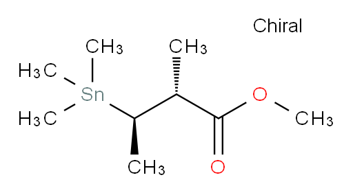 (2R,3R)-methyl 2-methyl-3-(trimethylstannyl)butanoate