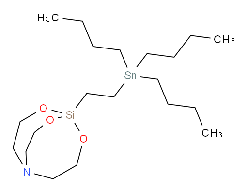 1-(2-(tributylstannyl)ethyl)-2,8,9-trioxa-5-aza-1-silabicyclo[3.3.3]undecane
