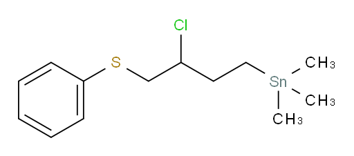 (3-chloro-4-(phenylthio)butyl)trimethylstannane