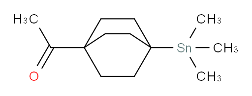 1-(4-(三甲基锡基)双环[2.2.2]辛-1-基)乙酮
