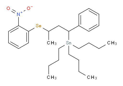 tributyl(3-((2-nitrophenyl)selanyl)-1-phenylbutyl)stannane