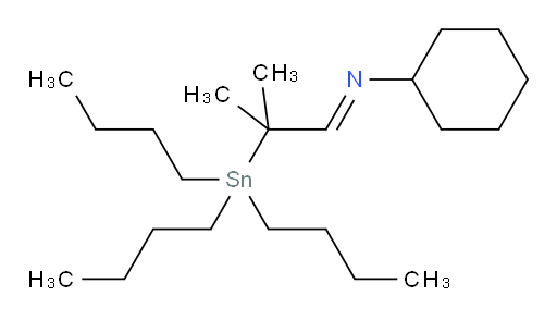 (E)-N-(2-methyl-2-(tributylstannyl)propylidene)cyclohexanamine