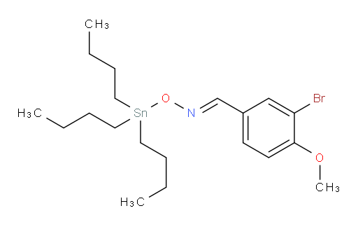 (E)-3-bromo-4-methoxybenzaldehyde O-tributylstannyl oxime