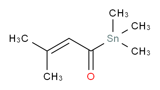 3-methyl-1-(trimethylstannyl)but-2-en-1-one
