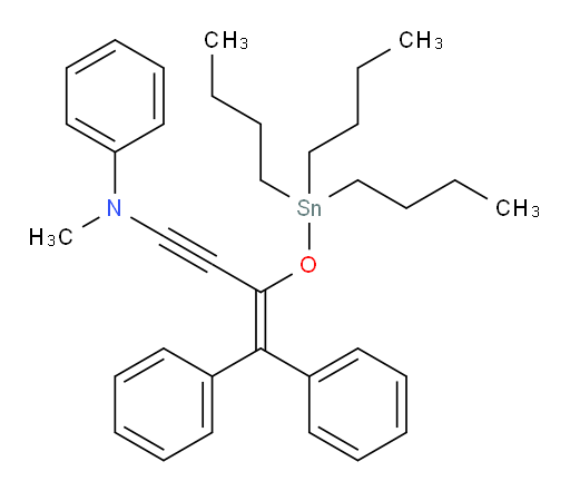 N-(4,4-diphenyl-3-((tributylstannyl)oxy)but-3-en-1-yn-1-yl)-N-methylaniline
