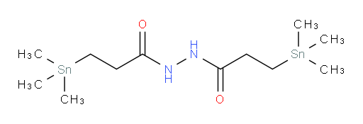 3-(trimethylstannyl)-N'-(3-(trimethylstannyl)propanoyl)propanehydrazide