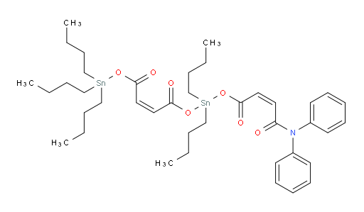 dibutyl(((Z)-4-(diphenylamino)-4-oxobut-2-enoyl)oxy)stannyl (tributylstannyl) maleate