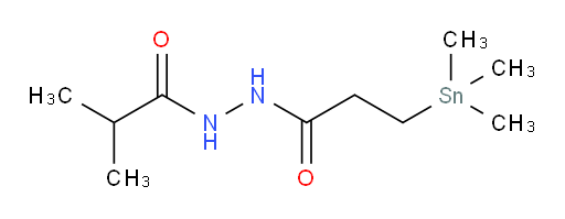N'-isobutyryl-3-(trimethylstannyl)propanehydrazide