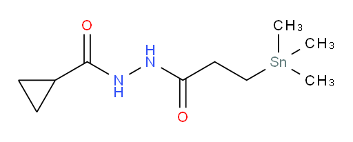 N'-(3-(trimethylstannyl)propanoyl)cyclopropanecarbohydrazide