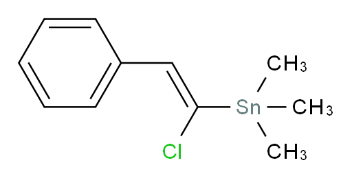 (E)-(1-chloro-2-phenylvinyl)trimethylstannane