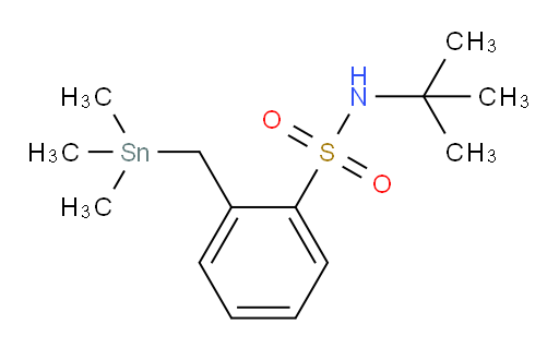 N-(tert-butyl)-2-((trimethylstannyl)methyl)benzenesulfonamide