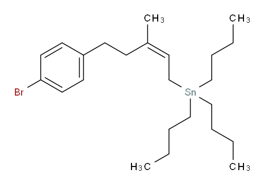 (Z)-(5-(4-bromophenyl)-3-methylpent-2-en-1-yl)tributylstannane