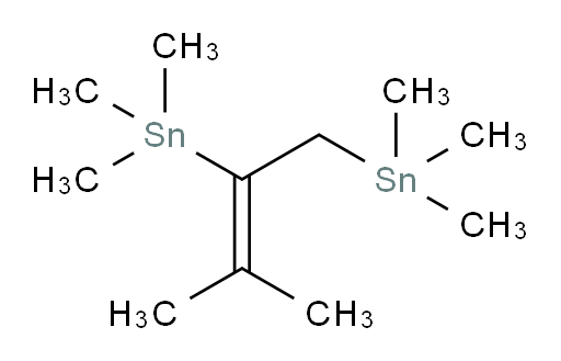(3-methylbut-2-ene-1,2-diyl)bis(trimethylstannane)