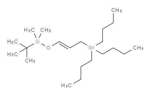 (E)-tert-butyldimethyl((3-(tributylstannyl)prop-1-en-1-yl)oxy)silane