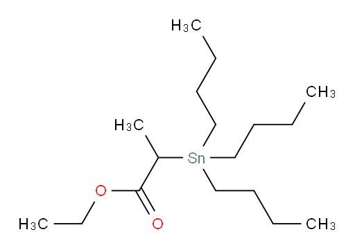 ethyl 2-(tributylstannyl)propanoate