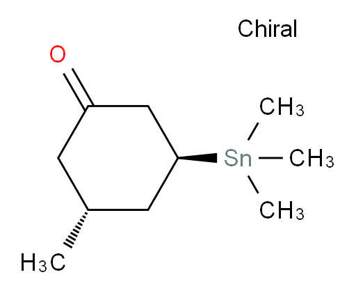 (3R,5S)-3-methyl-5-(trimethylstannyl)cyclohexanone