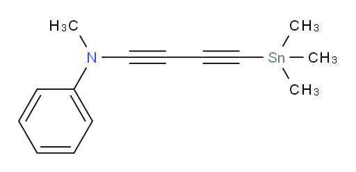 N-methyl-N-((trimethylstannyl)buta-1,3-diyn-1-yl)aniline